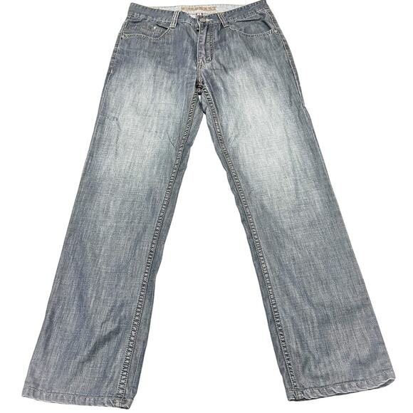 Burberry Brit Straight Leg Dark Wash Denim Jeans Size 32 - Picture 2 of 8